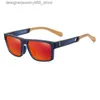Okulary przeciwsłoneczne luksusowe kwadratowe spolaryzowane okulary przeciwsłoneczne dla mężczyzn Kobiety moda podróżująca na jazdą przeciwsłoneczne okulary słoneczne męskie okulary UV400 Q240425