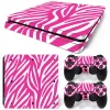 Stickers for ps4 slim skin Pattern Series Decals Skin Vinyl Sticker for PS4 Slim Console & Controller Leopard
