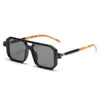 Lunettes de soleil Kammpt Vintage Square Sunglasses For Men Fashion 2022 Retro Double Bridge Male Sun Glasshes Eyewear Tren Brand Design Shades J240423