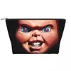 Cosmetic Bags Bride Of Chucky Makeup Bag For Women Travel Organizer Cute Horror Movie Storage Toiletry