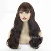 Nybörjarguiden för att köpa de bästa perukerna online 2024 Wig Womens peruk mode Långt lockigt hår Högtemperatur Silk Chemical Fiber Head Cover Qi Bangs