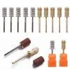 Bits 1/5pcs Nagelbohrer Bits Accessoires Mandrel Bit Nails schleifen Trommel für Schleifbänder Nägel Drill Accessoires Nägelwerkzeuge