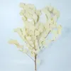 Echt gedroogde faux eucalyptus laat kunstmatige groene bloemen vakantie Holiday -middelpunt bruiloft decoraties decor afleverig bewaard 240417