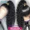 100% menschliches Haar Full Lace Perücken 360 vordere natürliche Farbe Shun