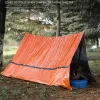 Schuilplaatsen Outdoor Survival Tent 2 Persoon Emergency Shelter Tube Tenten Waterdichte noodt Tent Emergency Survival Shelter Wind Proof Tarp