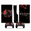 Autocollants fantômes de tsushimr nouveau PS5 Slim Disc Skin Sticker Protector Decal Cover For Console Controller