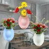 Vasos vaso de flores decoração de decoração de planta de silicone aditivo pegajoso e fácil removível parede e acessórios de bridge diy