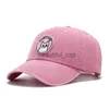 Designer Ball Caps Hat New hat cute pink cat patch baseball cap small sun duckbill hat Hats