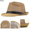 Wide Brim Hats Bucket Bucket UV Protection Travel CS Cheu Style britannique Gentleman Hat Mens Bel
