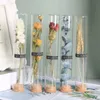 Vazen transparant glazen bloem vaas gedroogde bloem arrangement glazen pot