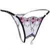 Briefas calcinha pendente de pérola aberta tanga mulheres roupas íntimas bordados branqueados g string tanga tanga renda transparente lingerie y240425