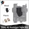 ライトメタル /プラスチック戦術2.5mmプラグDBALA2レーザー懐中電灯DBALA2メタルアクセサリー用のアシスタントサイトキット