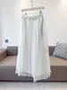 Schema di gonne da donna a doppio strato da donna 2024 B C Summer Fashion Fashion A-Line Mid-Calf Skirt