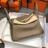 Lyxväska Lind L Pure Handmased Wax Thread Cow Leather Lindi Bag doktor Väska påse Singel axel Vegetabilisk korgväska