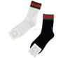 Designer Socks for Men Women Red Green Letter Embroidery Black White Breathable Middle Tube Sock 2pairs/lot 1A78