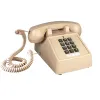 Accessori telefoni fissi per la scuola di casa per la scuola hotel a corda singola Desktop pesante telefono di base per anziani telefonici classici retrò