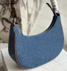 High quality denim women's long stick handbag designer bag mini envelope leather handbag women's shoulder bag men's luxury crossbody bag classic flap bag