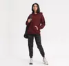 L Legging Style 2020 Herbst und Winter Neuer Pullover Hooded Outdoor Casual Sweatshirt Damen Lose Dicke Yoga Fitness Sport Jacke9107190