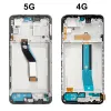 Skärmar Super AMOLED för Xiaomi Poco M4 Pro 4G LCD Display Pekskärm för Xiaomi Poco M4 Pro 5G Digitizer Assembly -reservdelar