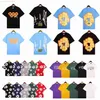 designer shirts Denim graphic tee mens t shirt polo clothes Running Sports Loose T-Shirt Light Blue BlackS21U