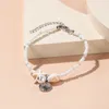 Braccialetti Charm Classic Boho Blue Starfish Bracciale in perline per donne Summer Shell Candant Regolable Friendship Jewelry