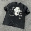 남자 티셔츠 개구리 드리프트 최고의 품질 스트리트웨어 랩 힙합 재미있는 그래픽 인쇄 빈티지 의류 느슨한 대형 티 탑 티셔츠 menq240425