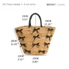 Mabula Elemy Butterfly Knot Summer Plaw Beach Woman Tote Sac Luxury Design Vacation Female Sac à main