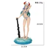 Action Toy Figures 24.5cm One Piece Yamato Figure Semester Strand Badkläder Bikini Sexig Anime Girl Figur Pvc Dolls Collection Gifts Model Y2404254Uji