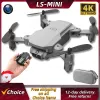 Drones lsmini drone 4k Profesinal 1080p hd caméra wifi fpv altitude de pression d'air maintien du quadcoptère pliable