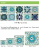 Draaitafels 10 stks/set mandala kristal harde filmtegels muurstickers keuken badkamer kledingkast decoratie kunst muurschildering waterdichte PVC muur sticker