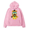 Męskie bluzy bluzy bluzy królików kawaii bluza chłopcy anime z kapturem kurtka pullover fNAf fole fleece bluzy y2k sudadera dla dzieci ubrania dla dzieci prezent 240424