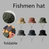 Sombreros anchos sombreros de cubo sombrero impermeable sombrero para mujer plegamiento de verano protección solar protección UV acampado para caminatas sombrero de montaña para hombre al aire libre 240424
