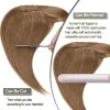 Toppers Rich Choices 7x13cm Human Hair Toppers Mechanism Silk Base Hairpieces Wigs Clip In Hair Extensions For Women Natural Hair Piece