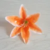装飾的な花10pcs/lot 13cmシルクユリ人工花飾りdiy garland floristry fake for
