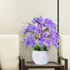 Fiori decorativi decorazioni per la casa fiore artificiale farfalla orchidea decorazione in vaso in vaso