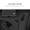 Couvertures pour Xiaomi 11T / 11T Pro Case Nillkin Texture Texture Nylon Fibre Material Couverture de revers pour le boîtier de téléphone Xiaomi Mi 11t Pro