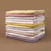 Cobertores Surtando 3 peças Coloque de algodão Receptor para crianças recém -nascidas Recém -nascidas Cobertores Banho Toalha Absorvente Swaddles Wrap Quilt
