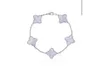 Designer de ponta Vancleff Five Flor Bracelet