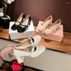 Scarpe eleganti grossi taccuini mary jean pompe moda stile coreano dolce simpatico donna primavera estate