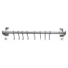 Rails Home Pan Tools Storage Rack Punch Free Screw Fixed Hanger Organizer Utensils Stainless Steel Holder Wall Mounted Hanging Pot