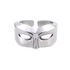 Male Personality Trendy Exaggerated Opening Adjustable Titanium Steel Ring Hip Hop Jewelry Accessories