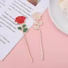 Bookmarks For Book Lovers Gift Women Exquisite Metal Rose Bookmark Reading Teachers