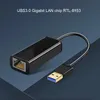 2024 USB 3.0イーサネットアダプターUSBネットワークカードTO RJ45 1000Mbps LAN RTL8153 for Win7/Win8/Win10 for MacBook Laptop Ethernet USBFor MacBook Ethernet USB