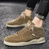 Casual Shoes Men's 2024 Low Top Autumn And Winter Thick Bottom Work