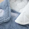 Defina o cobertor de bebê de inverno para carrinho de cordeiro de lã de lã no recém -nascido swaddle wrap cocoon infantil saco de dormir com capuzes de cama de bebê quente acessórios