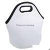 Sublimação em branco lancheiras bolsa bolsa reutilizável caixa térmica de transporte bolas de caixa de caixa de bolsas de colar