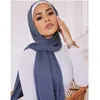 Ubrania etniczne Modalna tkanina hidżab koszulka rozciągająca głowa owijka dla kobiet muzułmanin all sezony turban femme africaine