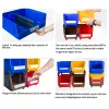 BINS 6/24 st Stapelbara plastförvaringsbox Garage Storage Container Garage Tool Storage and Organizer Box 13.5x10.5x7.6cm/5x4x3inch