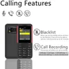Servo BM5310 SIM -kort 3 Standby Mini Mobiltelefon Auto Call Recorder Bluetooth Speed ​​Dial Magic Voice 1.3 "Mobiltelefon