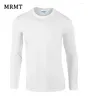Trajes para hombres No.2a2841 Camisetas de manga larga de algodón de marca Men Tamatina Camiseta de cuello O-Camiseta Top para ropa masculina